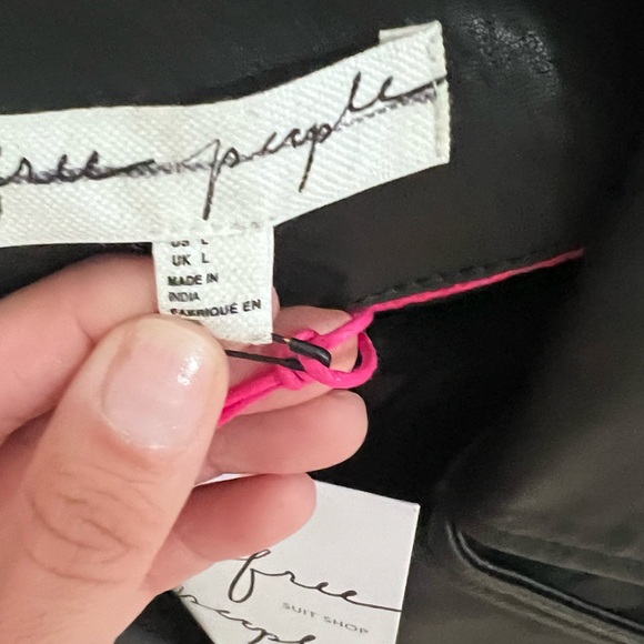 Free People "Modern Chemistry" Leather Jacket - Picture 6 of 8